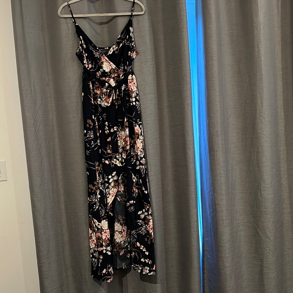Belted High Low Cami Dress
